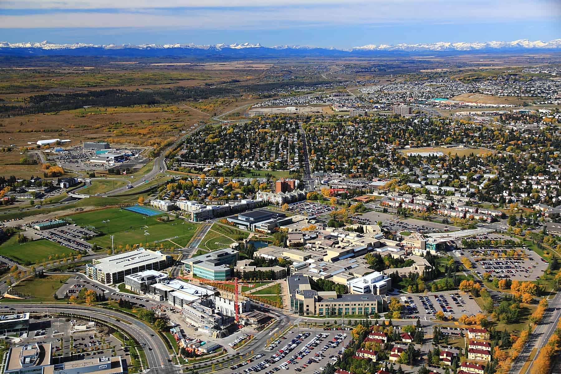 A photo of Mount Royal University.