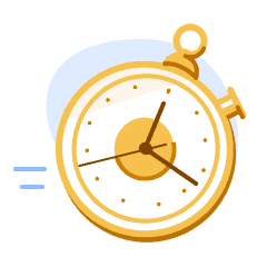 An illustration of a stopwatch.