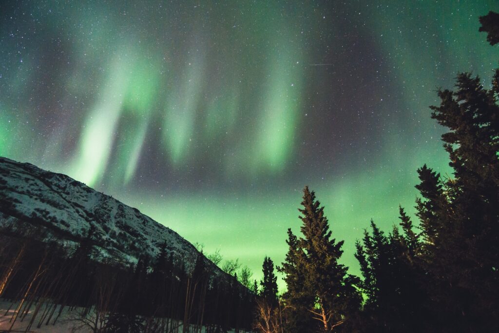 The Northern Lights in the Yukon