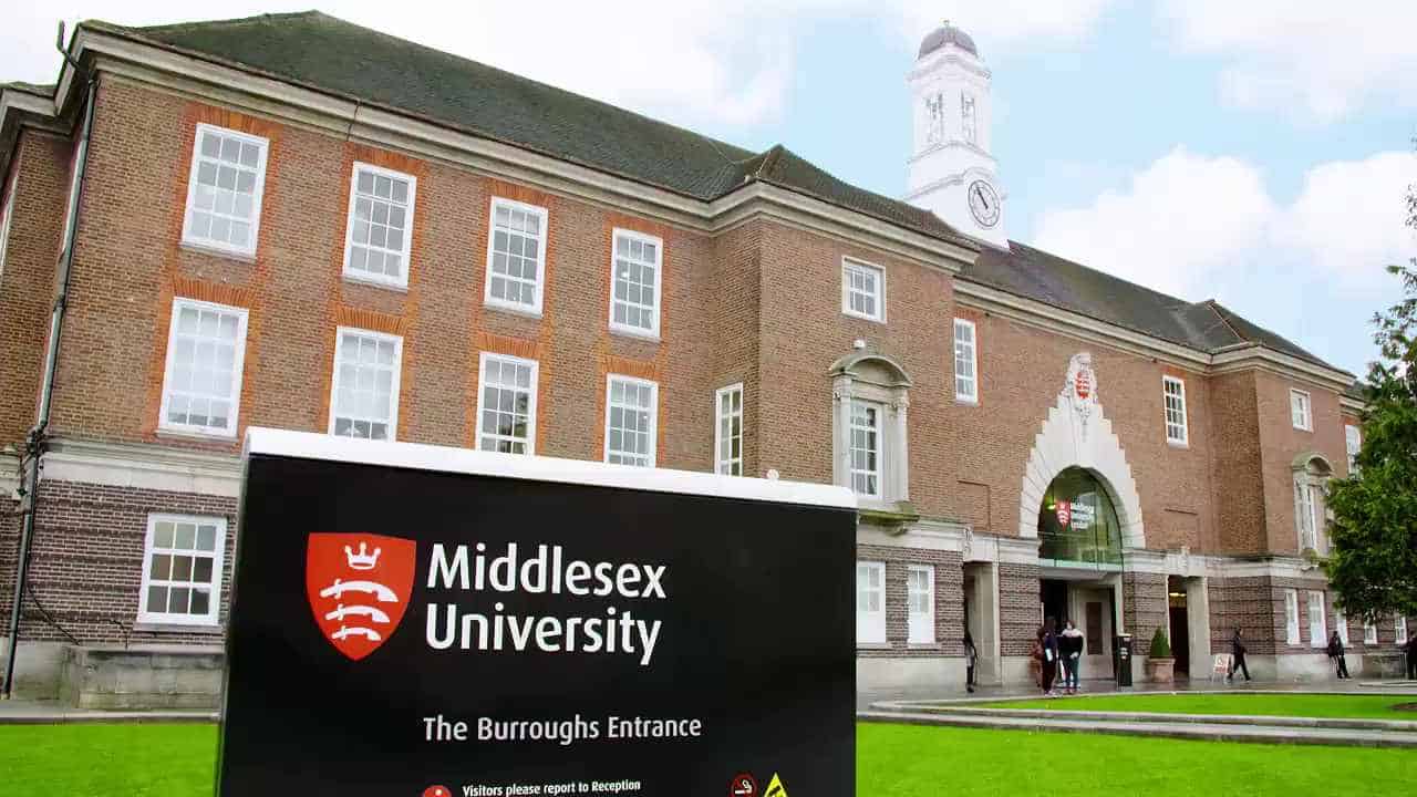 Photograph of Middlesex University campus