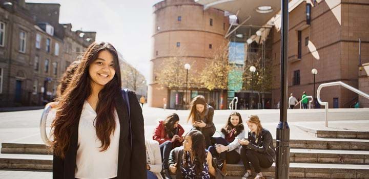 Students at the University of Abertay