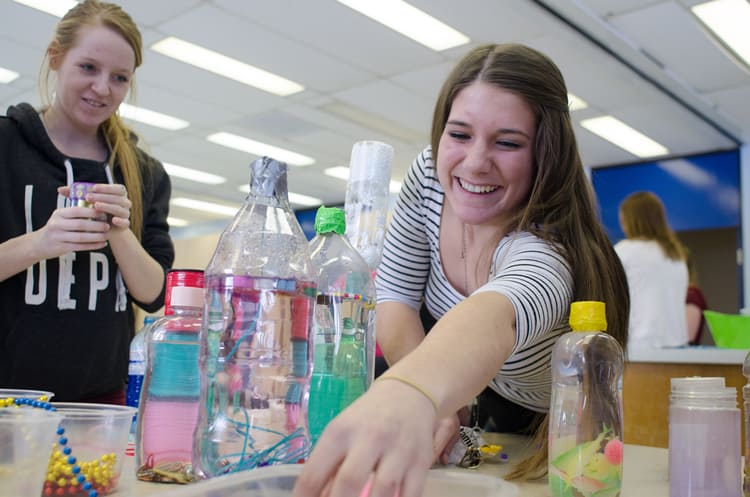 Students in class at Loyalist College.