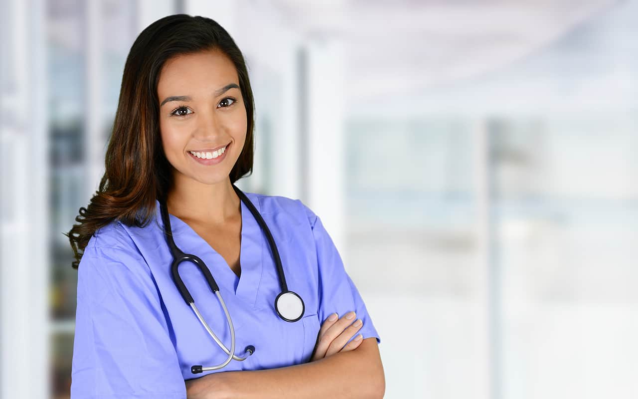 A female nursing student from Sterling College.