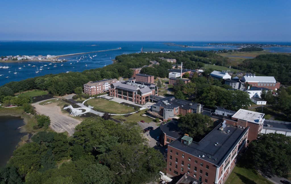 A photo of the University of New England's campus.