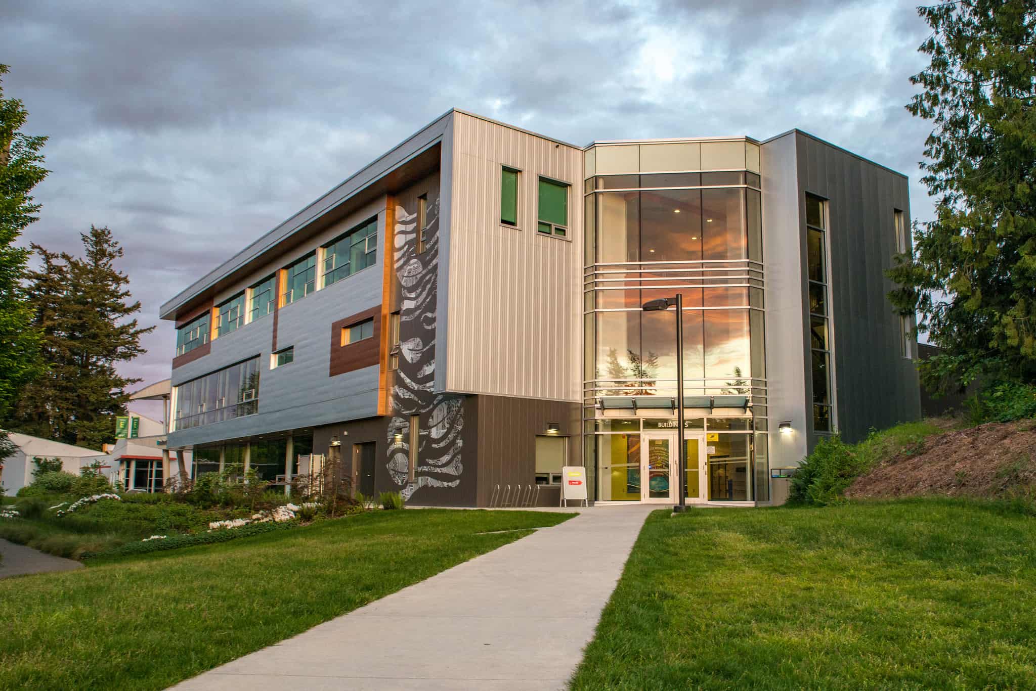 A photo of the University of the Fraser Valley's campus.