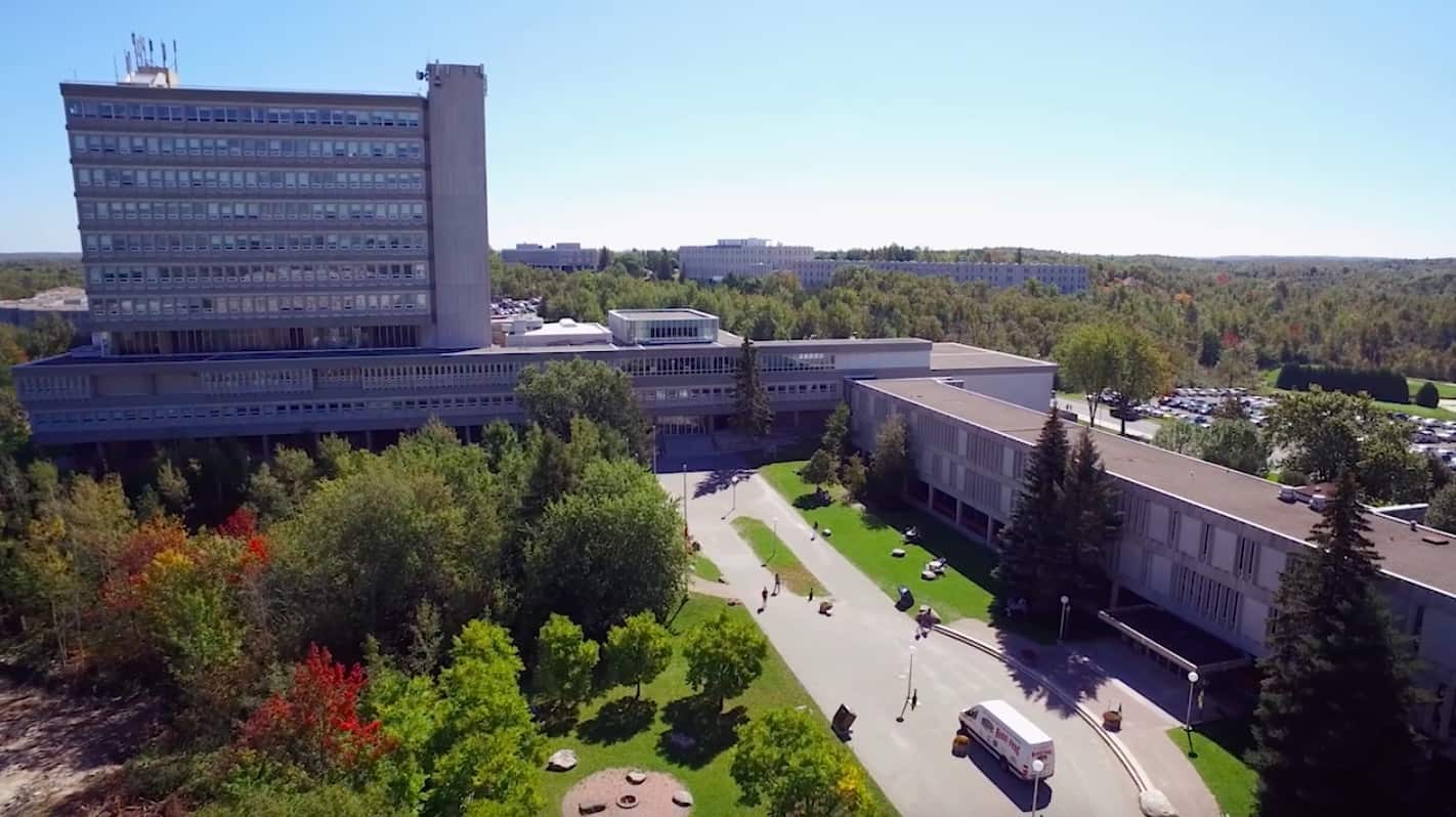 A photo of Laurentian University campus.
