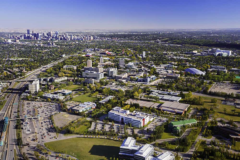 A photo of the University of Calgary's campus.