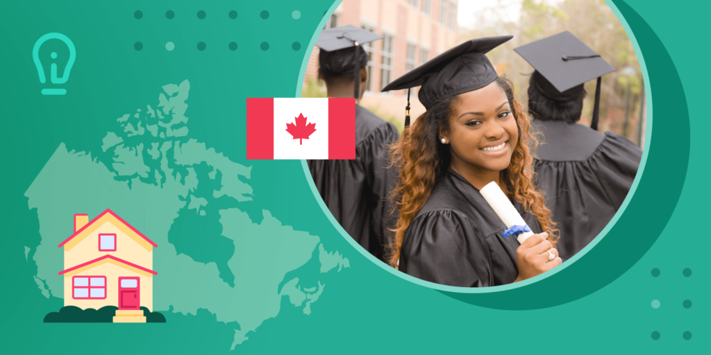 A smiling graduate with a diploma in hand