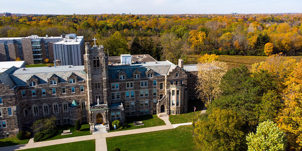 A photo of Brescia University College's campus.