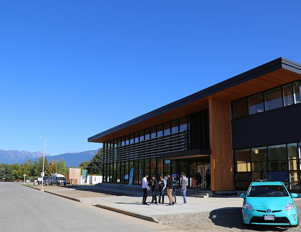 A photo of Coast Mountain College's campus.