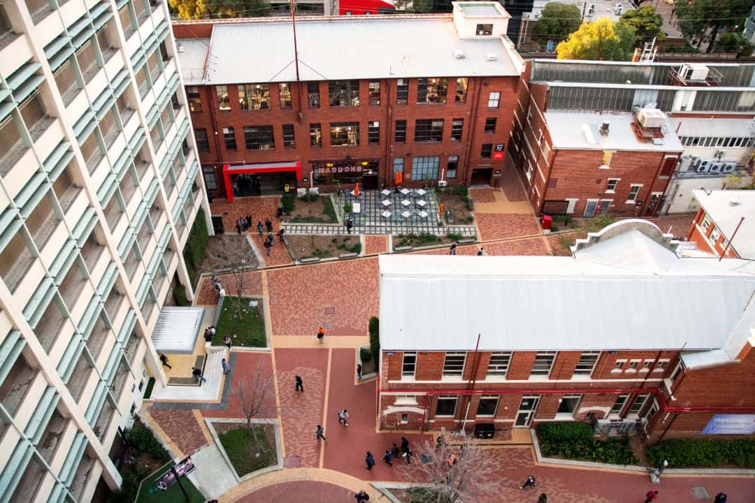 A photo of Swinburne University of Technology - Hawthorn campus.