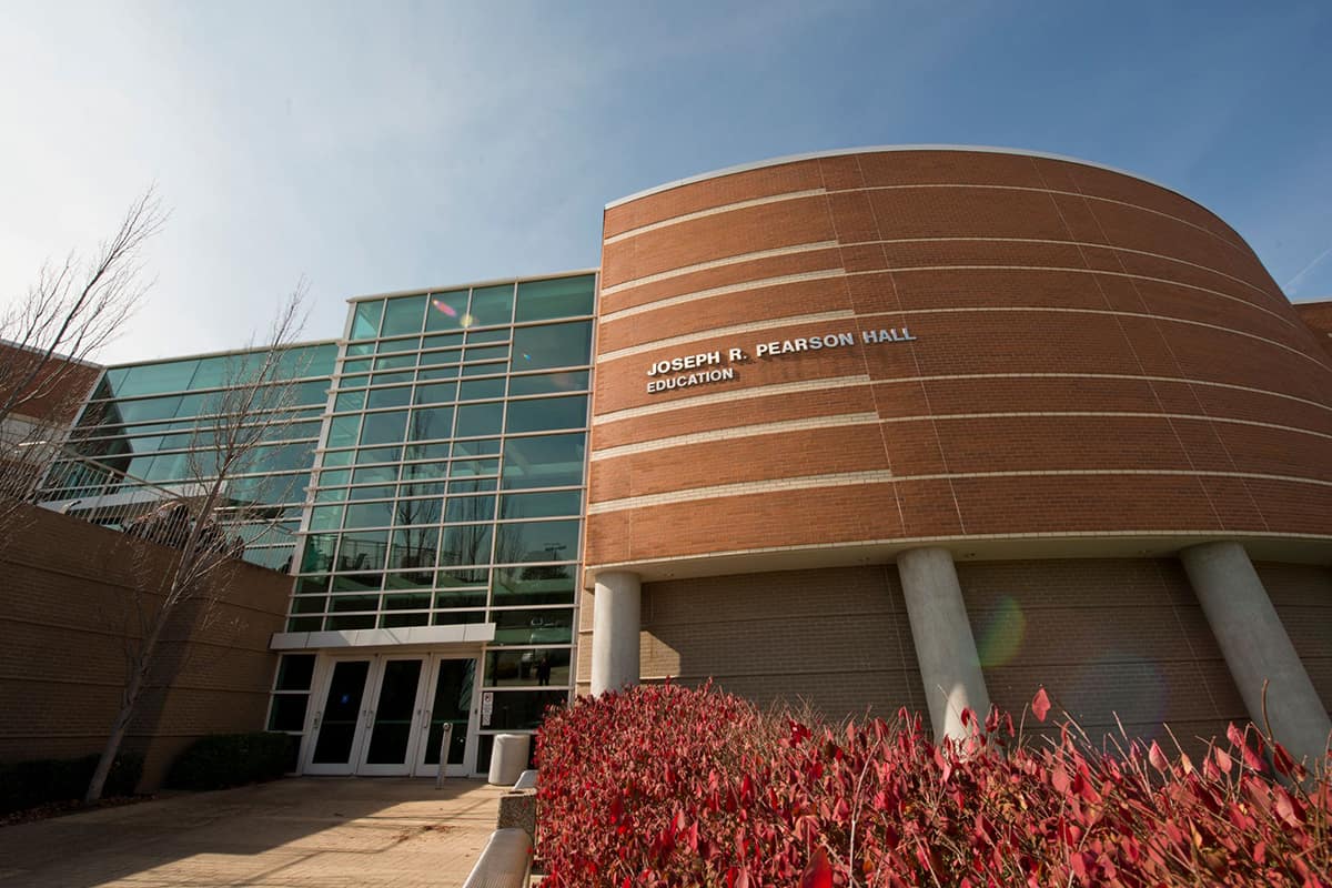 A photo of the University of Kansas' campus.