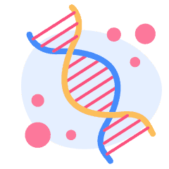 An illustration of DNA.