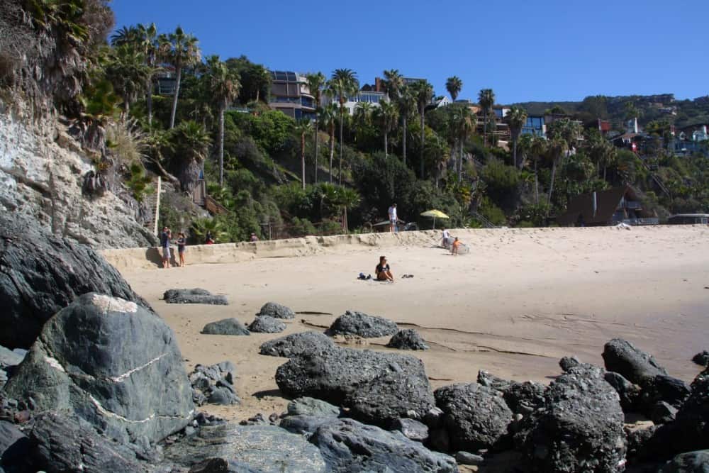 A photo of Thousand Steps Beach.