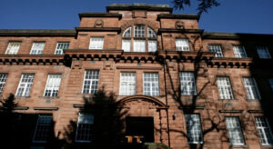 A photograph of the University of Dundee's Law School campus