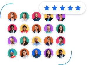 A grid showing a variety of colourful headshots of ApplyBoard recruitment partners, representing the diversity and quality of our network. 