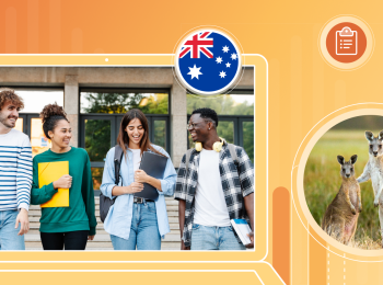 ApplyInsights banner featuring Australia iconography and photos of students and kangaroos